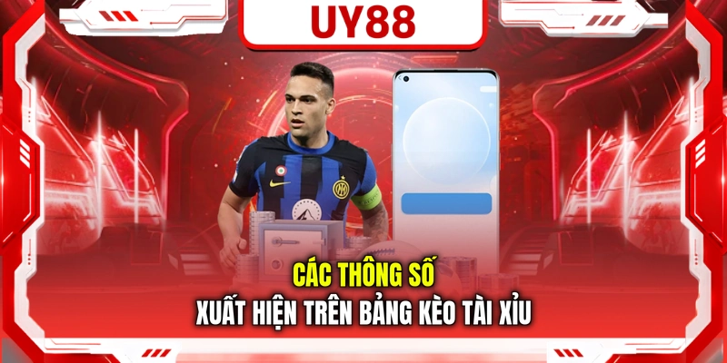 Các thông số xuất hiện trên bảng kèo Tài Xỉu
