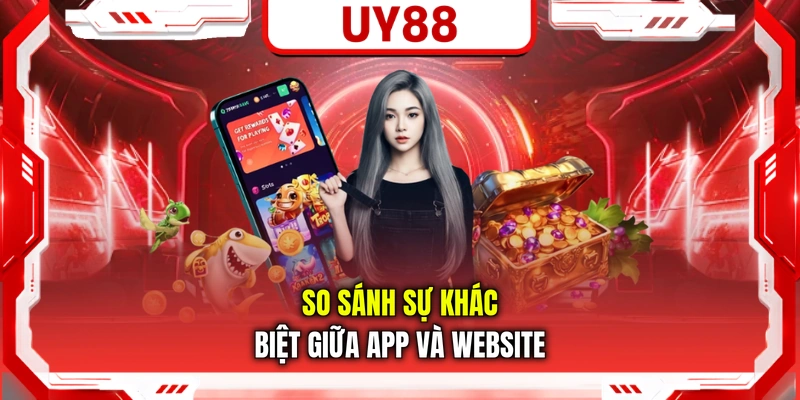 So sánh sự khác biệt giữa app và website